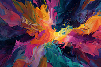 make creative abstract art for you