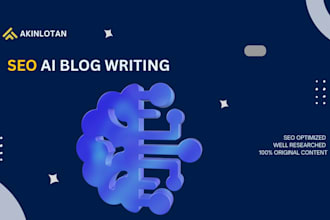 write ai and tech SEO blog posts for your website