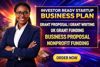 do grant research, apply for grants, write winning grant proposal, business plan
