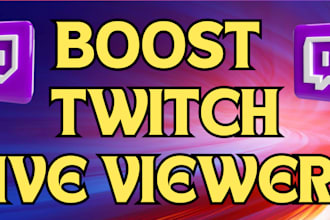 promote your live stream to boost live viewers and chatters