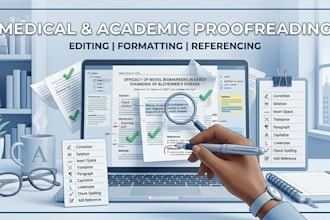 proofread and edit your medical journal and article