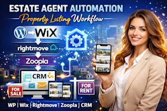 build squarespace real estate website wp workflow  rightmove zoopla automation