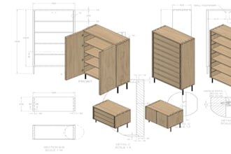 create beginner friendly DIY woodworking plans with cutlist and 3d design