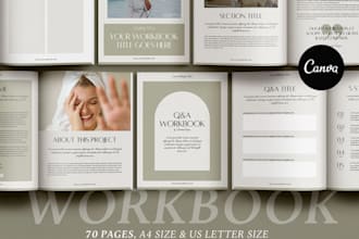 editable canva ebook design canva workbook ebook design ebook formatting PDF