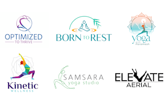 design natural spa yoga wellness health beauty fashion and massage logo