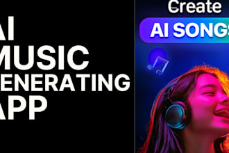 develop ai music generating app like suno app website