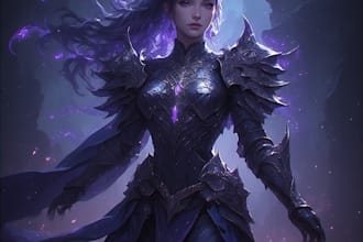 draw you fantasy character digital art