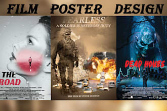create a cinematic movie poster with hollywood vibes