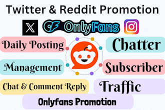 onlyfans promotion chatter fanvue traffic management website business marketing