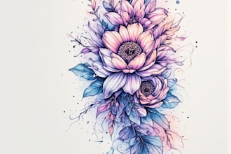 minimalist unique tattoo sketch, sleeve tattoo design