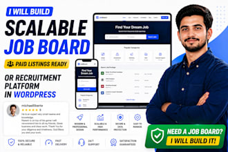 build a wordpress job board or recruitment platform with paid listings