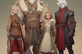 design dnd party and fantasy
