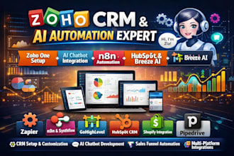 setup zoho zia ai chatbot zoho automation zia agent hubspot zoho desk breeze ai