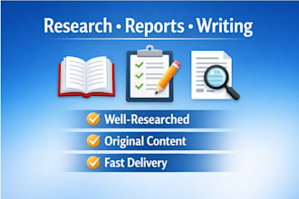 handle reports, research, and creative writing projects