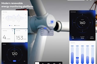 design a modern dashboard and website