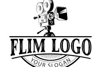 design beautiful movie film logo