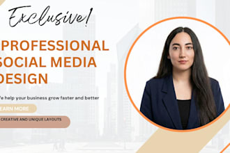 design unique social media posts and branding