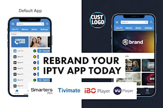 create and rebrand iptv apps with control panel setup