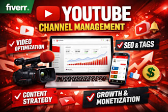 be your professional youtube channel manager