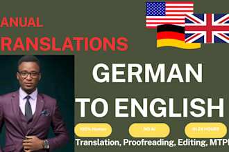 provide professional german translation, proofreading, and mtpe
