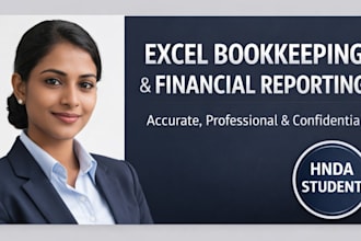 be your expert excel accountant