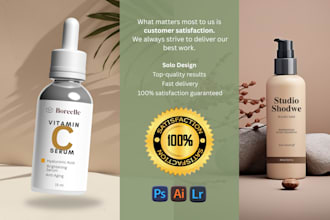 design modern and luxury product packaging and labels
