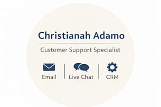 handle your customer service and CRM support professionally