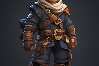 draw 2d game character or 2d game character