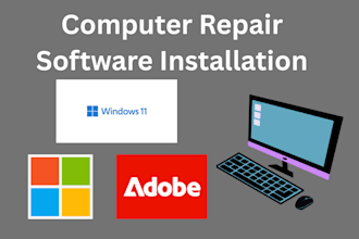repair your windows computer and install any software