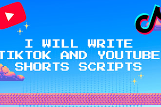 write tiktok and youtube shorts scripts