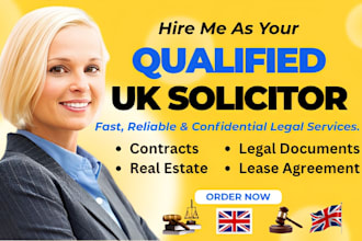 uk solicitor for real estate, contracts, lease agreement, legal documents