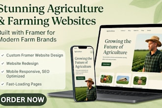 design a stunning farmer website agricultural website design farming website