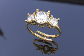 jewelry cad modeler rhino 8 2d to 3d stl for production