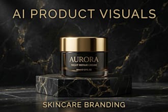 create modern product visual identity with ai art direction
