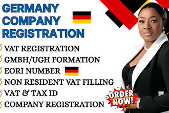 register your germany company ug, gmbh for non residents and germany vat filling