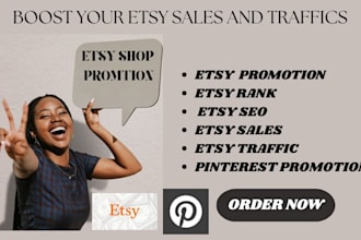 etsy shop promotion etsy rank etsy SEO pinterest marketing to boost etsy sales
