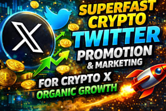 do superfast crypto twitter promotion and marketing for crypto x organic growth