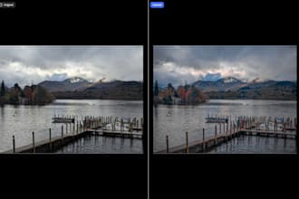 provide photo enhancements and color grading