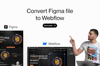 develop a custom webflow cms website