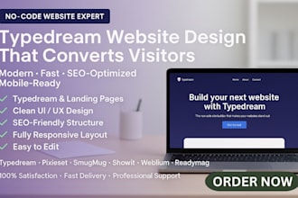 design high converting typedream website design landing page seo optimization