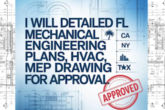 detailed fl ca ny tx mechanical engineering plans,hvac,mep drawing for approval