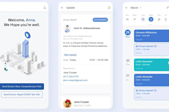build ai advanced uber like app for doctors with custom emr