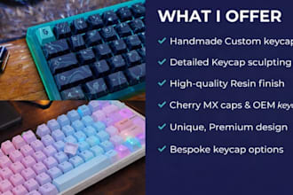 sculpt premium custom artisan keycaps for mechanical keyboards