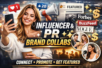 manage influencer PR and secure brand collaborations