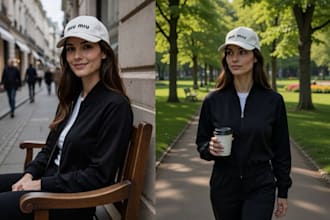 ai fashion photography  realistic model generation