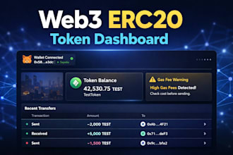build a web3 erc20 token dashboard with metamask using react wagmi viem