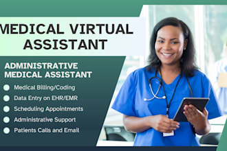 be your hipaa compliant professional medical virtual assistant, medical coding