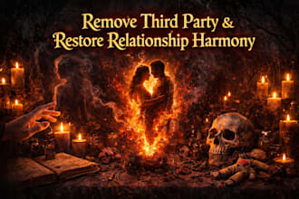 cast a third party removal love spell to remove interferences from relationships