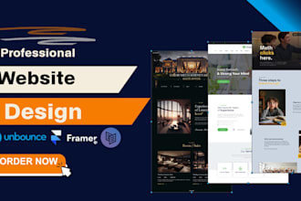 design your framer, unbounce, or carrd website for maximum sales