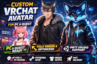 create a custom vrchat avatar for you